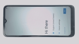 Boost Summit 5G SN339D-SMT Cellphone (Blue 64GB 4GB) Boost CRACKED GLAS