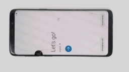 Samsung Galaxy S9 SM-G960U (Black 64GB 4GB) T-Mobile CRACKED BLACK SPOT