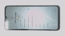 Tecno Spark Go 2023 BF7 (Blue 64GB 4GB) Unknown Carrier CRACKED/BROWN