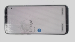 Motorola Moto G 5G 2024 XT2417-1 (Gray 128GB 4GB) Boost CRACKED/STIFF PWR