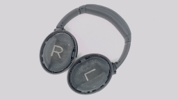 Bose QuietComfort QC 45 Gray Wireless Headphones NO EAR PADS/LOOSE R SWIVEL