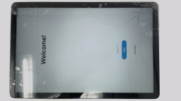 Samsung Galaxy A9+ Plus SM-X218U (Gray 64GB 4GB) MetroPCS CRACKED BROWN LCD