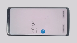 Samsung Galaxy S9 SM-G960U (Black 64GB 4GB) Verizon CRACKED GLAS/BLACK SPOTS