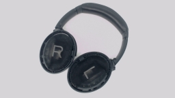 Bose QuietComfort QC 45 Black Wireless Headphones NO EARPADS/LOOSE R SWIVEL