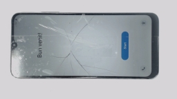 Samsung Galaxy A22 5G SM-A226B/DSN (Black 64GB 4GB) Unknown Carrier CRACKED