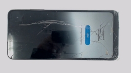 Samsung Galaxy A03s SM-A037U (Black 32GB 3GB) Boost Mobile CRACKED/DEFECTIVE