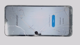 Samsung Galaxy A03s SM-A037U Cellphone (Black 32GB 3GB) T-Mobile CRACKED