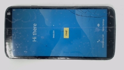 Blu G5 Plus (Black 32GB 2GB) Unknown Carrier DualSIM CRACKED GLAS