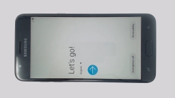 Samsung Galaxy J3 SM-J7337A Cellphone (Black 16GB 2GB) AT&T SingleSIM RESIDUE