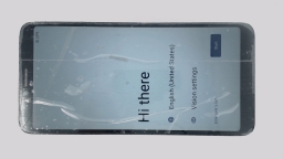 TCL Ion V T607DL Cellphone (Black 32GB 3GB) Tracfone CRACKED/SCRATCHED/BADLCD