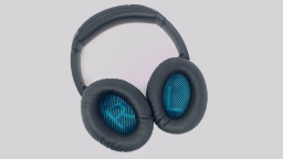 Bose QuietComfort QC 45 Black Wireless Headphones FLAKED HEADBAND