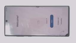 Samsung Galaxy Note10+ SM-N975U Cellphone (Black 256GB 12GB) T-Mobile CRACKED