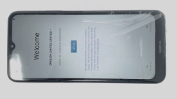 Nokia G300 N1374DL Cellphone (Gray 64GB 4GB) Tracfone CRACKED/RESIDUE