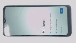 REVVL 6 TMAF025G Cellphone (Blue 64GB 4GB) T-Mobile CRACKED/NICKED