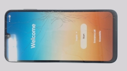 Samsung Galaxy A16 5G SM-A166U1 (Blue 128GB 4GB) Cricket DualSIM CRACKED