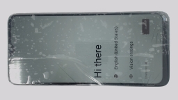 TCL K24 T434D Cellphone (Black 64GB 4GB) Tracfone CRACKED/SCRATCHED