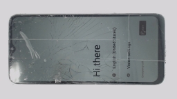 TCL K24 T434D Cellphone (Black 64GB 4GB) Tracfone SingleSIM CRACKED