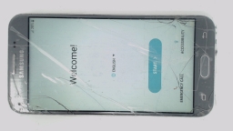 Samsung Galaxy J3 Prime SM-J327T1 (Gold 16GB 2GB) MetroPCS CRACKED/SCRATCHED