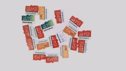 Lot of 19 - Mixed 64GB Samsung Micro SD Memory Cards