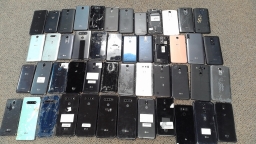 Lot of 48 LG Smartphones Untested Assumed Non-Working