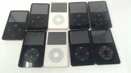 Lot of 9 Apple iPod Video 5th Gen A1136 30GB For Parts Repair AS-IS